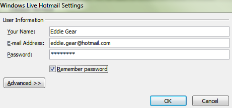 Windows LIve Hotmail